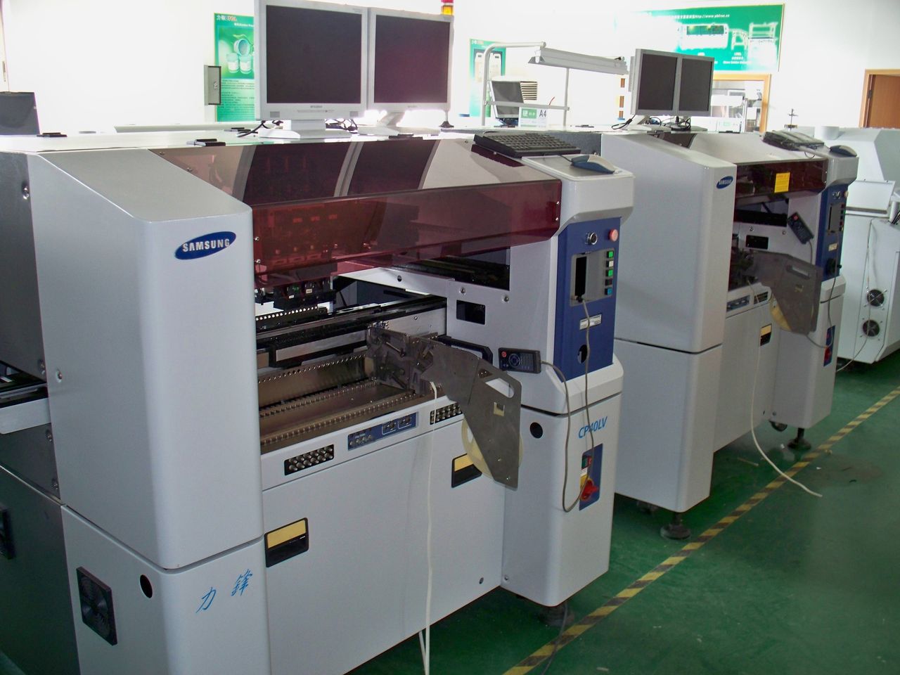 Samsung Label Feeder into CP machines